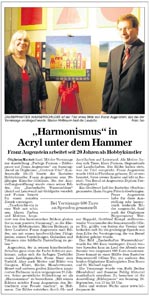 „Harmonismus“ in Acryl unter dem Hammer